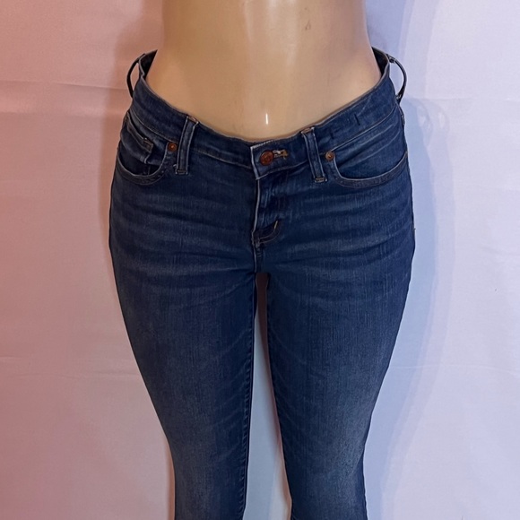 MADEWELL 8” SKINNY LEG MED TINT DENIM JEAN 5 POCKET SZ 29 - Picture 4 of 5